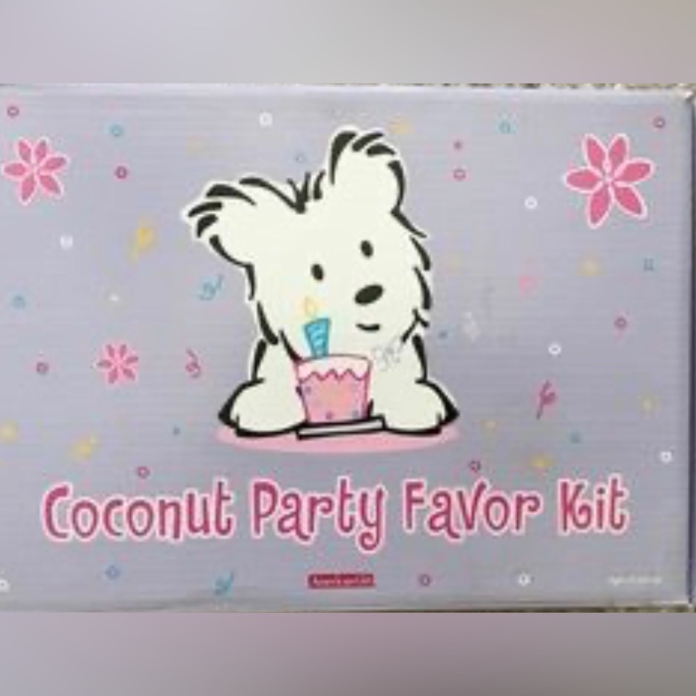 American girl COCONUT party favor kit for 12 girls (two unboxed)